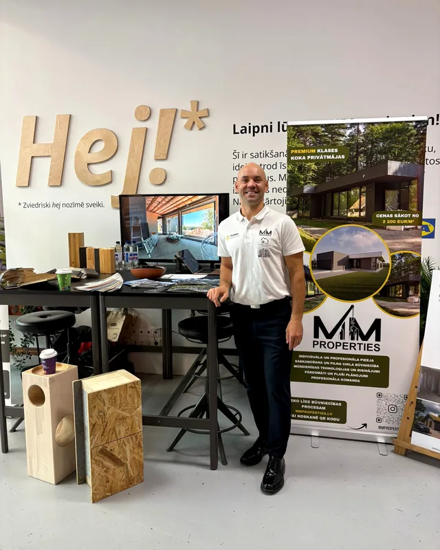 MM Properties stends izstādē